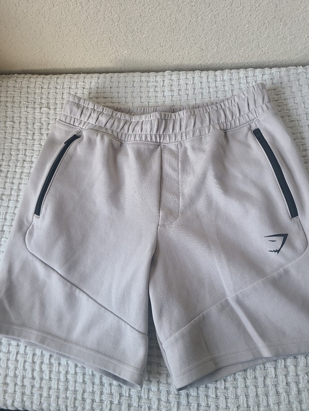 Gymshark Light Gray Athletic Training Shorts Women's Size S